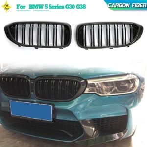 카본 ABS 프론트 범퍼 키드니 그릴 BMW 5시리즈 G30 G38 F90 M5 17-20