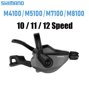 Shimano XT M8100 시프터 SLX M7100 12S MTB 드레일러 Deore 11 S M5100 M4100 산악 자전거 10S 핑거 다이얼 11 단 자전거 부품