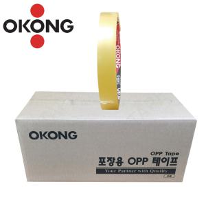 오공 투명 OPP 박스테이프 16mmx20M [1BOX-150개입]