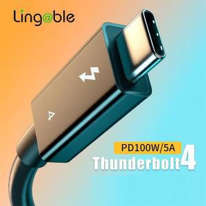 abo 고속 4 - 케이블 USB C 5A/20V 유형 남성-남성 0Gbps PD 충전 8K/60Hz 3.2Thunderbolt 100W