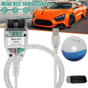 J2534 USB 진단 OBD2 6 펌웨어 핀 자동차 1 튜닝용품 VCI 스캐닝 케이블 게이지 인터페이스 V.4. 개