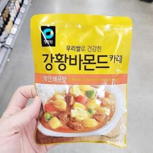 청정원 우리쌀로 건강한 강황 바몬드 카레 약간 매운맛 100g