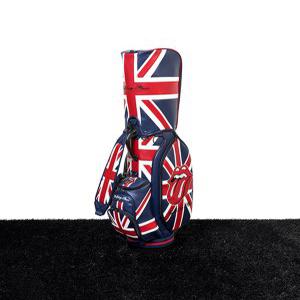 The Rolling Stones Union Jack Tour Golf Bag 롤링 스톤즈 캐디백 레어 9 인치 카트 유니온 잭 합피