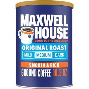 맥스웰하우스 Maxwell House 오리지널 로스트 그라운드 커피, 292g(10.5온스) 통