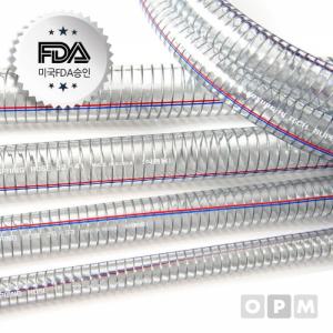 jt2 야성 슈퍼 식품용 스프링호스 15mmx100M 1롤ㄴ핫배송 야성호스 스프링호스 식품용호스 호스