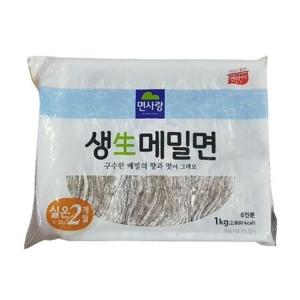 메밀생면사리 면사랑메밀소바면발 막국수생면 1kg