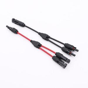 PV Y 브랜치 태양광 병렬 커넥터, 케이블, 시스템, 수 암 플러그 2 in 1, 4mm2, 1000V