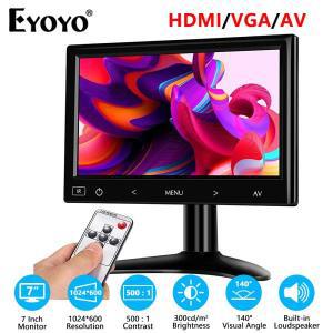 Eyoyo 휴대용 TFT 스크린 PC 미니 모니터 LCD 디스플레이 화면 HDMI AV VGA CCTV  카메라 DVD DVR EM07K 10