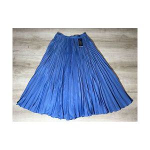 NWT polo 폴로 Ralph Lauren 랄프로렌 Womens Midi Skirt Blue 2 Sunburst Pleated 268