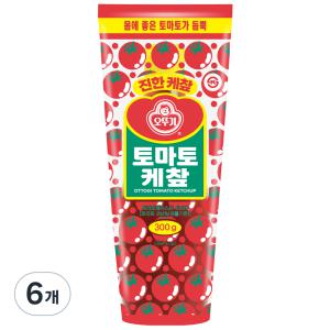 (1+2) 오뚜기 토마토 케찹, 300g, 6개 3set