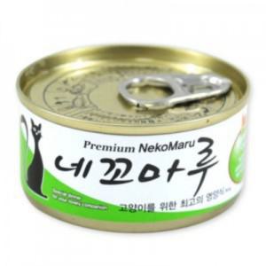 네꼬마루 80g 고양이캔 참치+게살 24개입 1Box