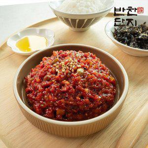 [반찬단지] 비빔낙지젓 500g 젓갈 밑반찬 반찬