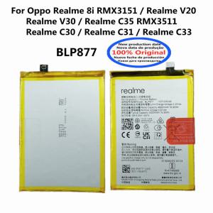 OPPO Realme 휴대폰 배터리 교체 BLP877 8i RMX3151 C35 RMX3511 C30 C31 C33 V20 V30 5000mAh