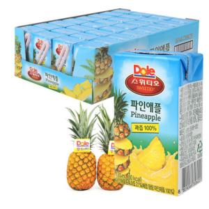 파인애플주스 120ml x 32팩 Dole 돌