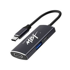 엠비에프 MBF-UC3IN1 USB C타입 3in1 3포트 멀티 허브USB3 USB충전 3USB USB케이블 USBC3 3IN1 스마트USB