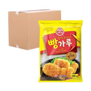 식당 오뚜기빵가루 업소용 돈까스빵가루 튀김 200g 24개