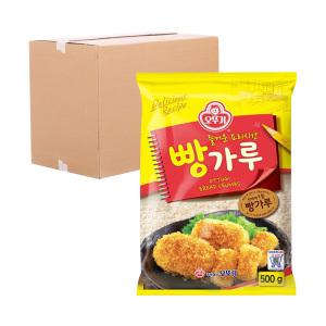 식당 오뚜기빵가루 업소용 돈까스빵가루 튀김 500g 12개