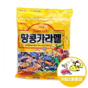 크라운 땅콩카라멜(대) 324gx3개+키링2종