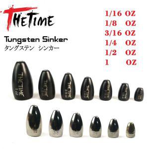 텅스텐싱커 봉돌 THETIME Texas Carolina Rig 텅스텐 싱커 116 - 1 Oz 벌크 Bullet Bass Tungsten Sinker F