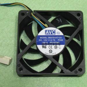 PWM 쿨러 냉각 선풍기 B39 AVC DE07015T12U 70mm x 1B1S 베어링 DC 12V 0.7A 4 와이어 핀 커넥터