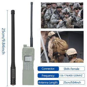 BaoFeng 워키토키 전술 안테나 SMA 암 듀얼 밴드 AR-152 UV-5R BF-888S 양방향 라디오  25cm