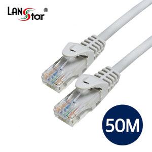 랜스타 CAT6 UTP 기가 랜선 랜케이블 인터넷선 그레이 50M LS-6UTPD-50MG