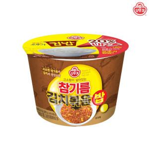 오뚜기 참기름김치볶음밥 259g 컵밥 비빔 자취 캠핑 간편 조리