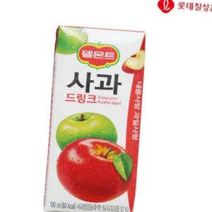 델몬트 사과 드링크 190ml x24개 쥬스