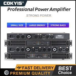 COKYIS 전문 1U 고출력 650W x 4 앰프  2/4 채널 오디오  디스코 야외 콘서트 서브우퍼 스피커  무대 KTV용