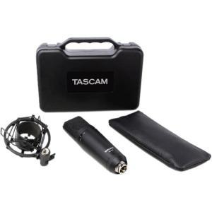 Tascam TM-180 스튜디오 콘덴서 마이크  쇼크 마운트  하드 케이스  지퍼가 달린 소프트