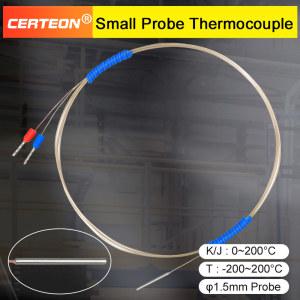 K/T/J형 초미세 프로브 열전대 방수 및 방유 온도 센서 산업용 고정밀