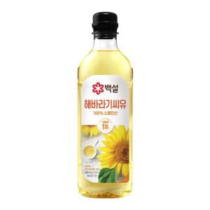 백설 해바라기유 900ml 1개