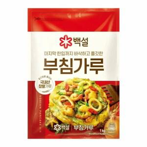 백설  부침가루 1kg 5개