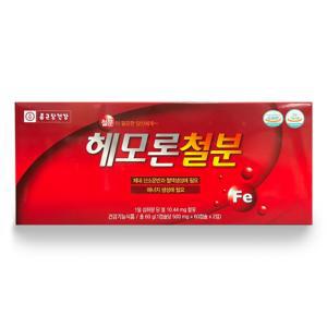 철분보급 500mg x 60캡슐 2입 임산부철분제 여성철분제 청소년철분제