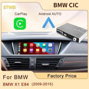 카플레이 모니터 STWEI 무선 애플 안드로이드 자동 모듈 BMW CIC X1 E84 2009 2015 카 플레이 박스 미러 링