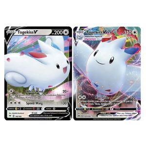 Pokemon Vmax 카드 세트 - Togekiss VMAX 141185 V 140185 생생한 전압 울트라 레어 로트 477743