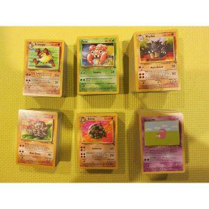 Lot 40 Pokemon GO TCG: 1세대 카드 베이스 정글 화석 팀 로켓 Common Uncommon 477620