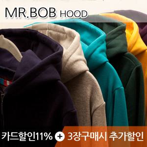 MRBOB 신상 기모 후드티 후드집업 빅사이즈 M~3XL