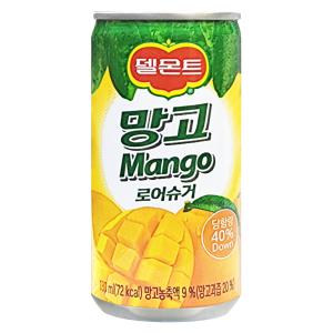 롯데 델몬트 망고 180ml (30캔)/ 음료수 청량음료