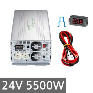 다르다 24V 차량용인버터 5500W DP-50024BQ 계단파 AC220V