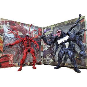 마블 베놈 카니지 관절 액션 굿즈 피규어 MARVEL VENOM 18cm