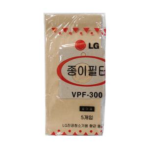 LG청소기 정품 먼지봉투 VPF-300 향균 종이필터5매