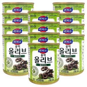 리치스 블랙올리브 200g x 12개 슬라이스