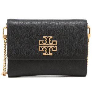 [TORYBURCH]당일국내발송/브리튼 체인 월렛 크로스/67296