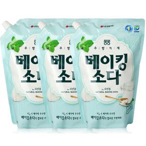 퐁퐁 베이킹소다1200ml x 3개 주방세제 트리오