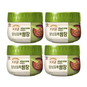 백설 다담 양념듬뿍쌈장 570g 4개