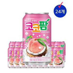 해태음료 코코팜 피치 핑크 복숭아 340ml 24개