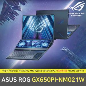 ASUS ROG 제피러스 DUO 16 GX650PI-NM021W 노트북 / RAM 64GB / NVMe SSD 1TB