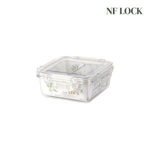 [엔에프락]NF LOCK 엔에프락 정사각 트라이탄 밀폐용기(칸막이) 정사각6호 780ml