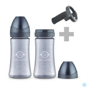 그로미미 PPSU 아기 젖병 트윈팩 차콜 300ml 추천